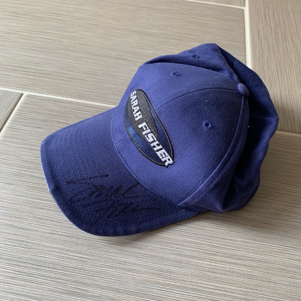Autographed Sarah Fisher hat
